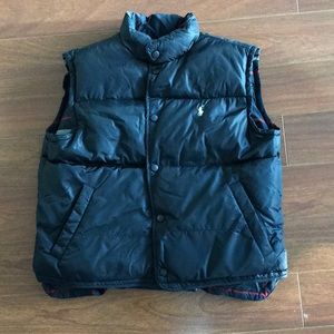 Polo reversible puffy vest